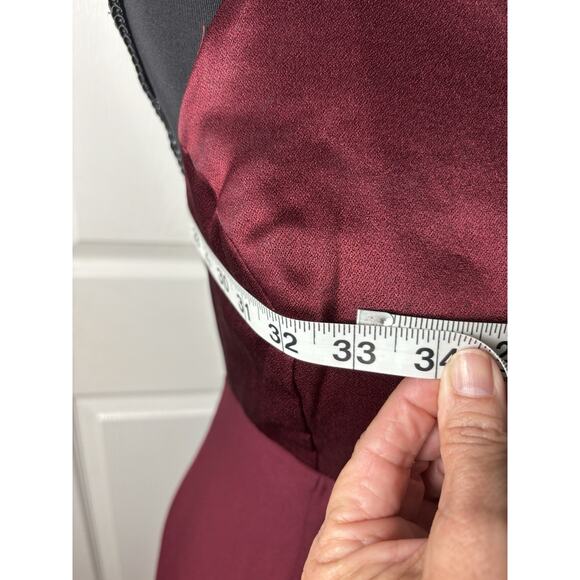 Levkoff Wine Chiffon gown maxi dress Size 2. - Picture 6 of 8